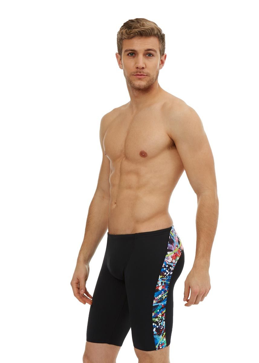 Maru Surf Ecotech Panel Design Men's Pacer Chlorine Resistant Swimming Jammer 