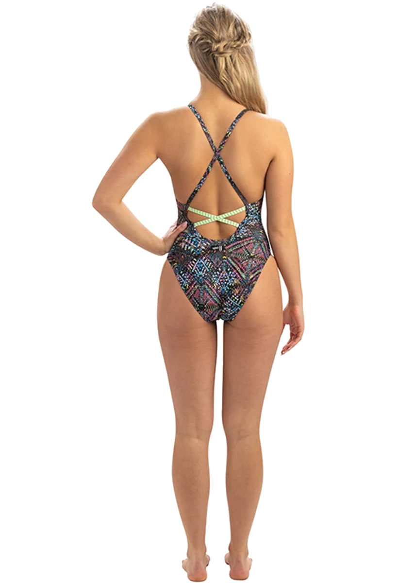 Uglies Womens Revibe StarLight  Low X-Back Swimsuit