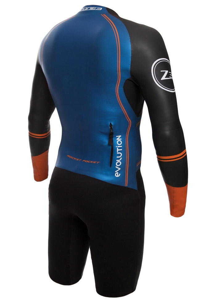 Zone3 Men's Swim-Run Evolution Wetsuit with 8mm Calf Sleeves 