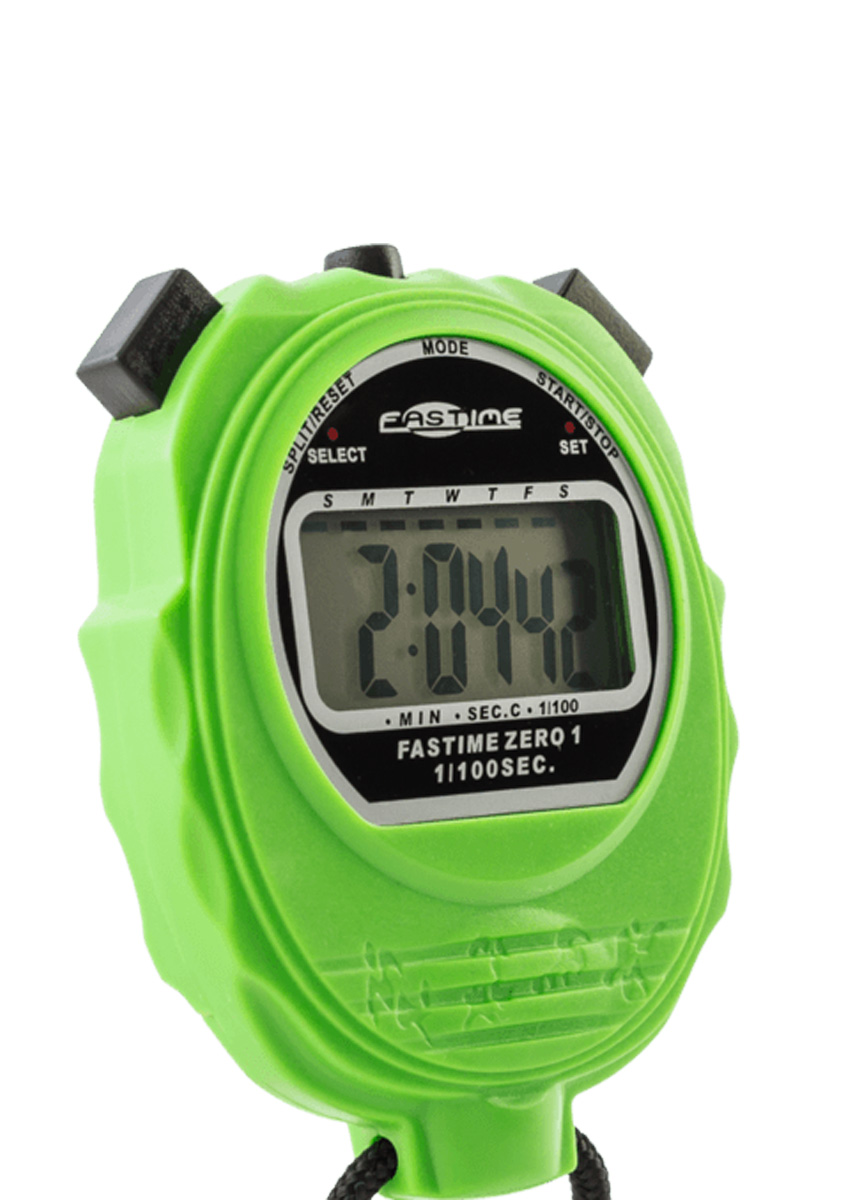 Fastime 01 - Green Stop Watch - Front