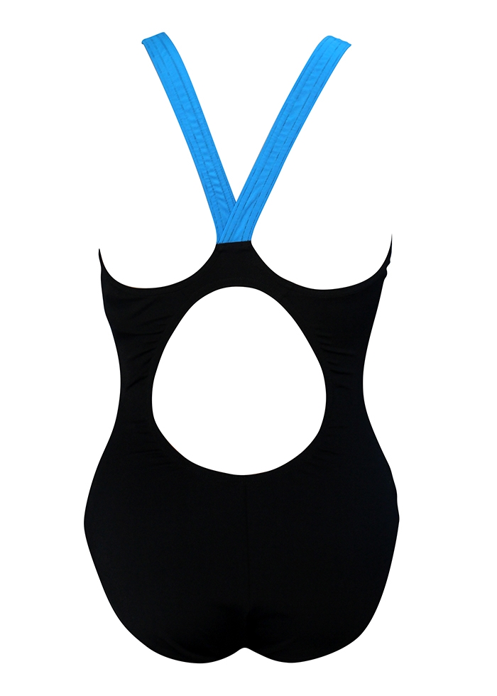 Arena Womens Shadow Swimsuit - Black / Turquoise 