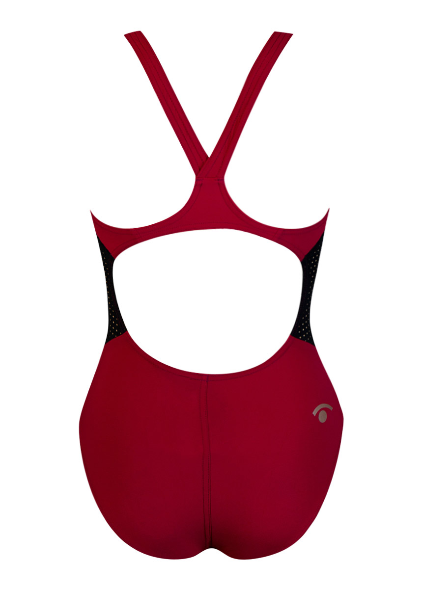 Jaked Girl's Cyber One Piece Swimsuit - Burgandy