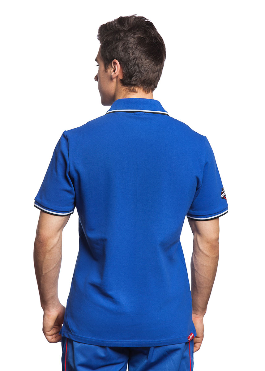 Mad Wave Men's Solid Polo - Blue