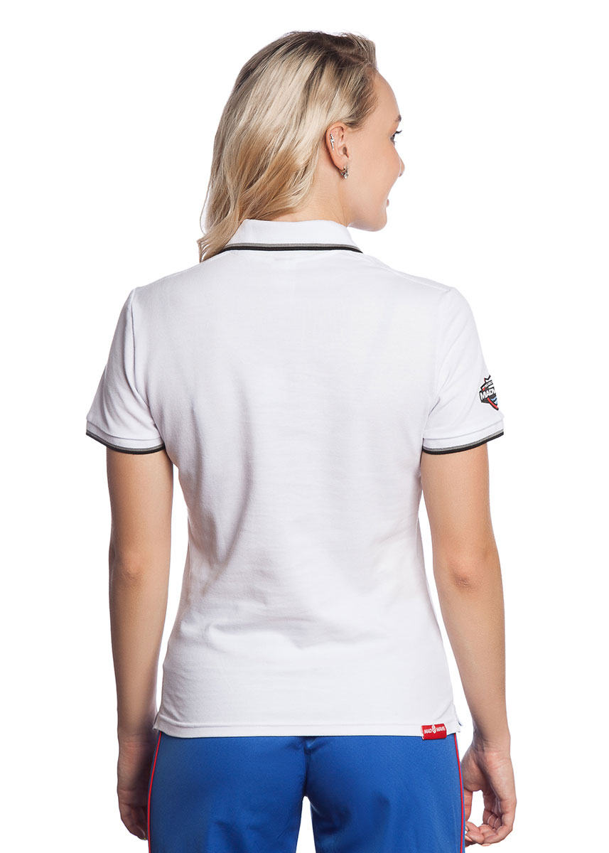 Mad Wave  Women's Solid Polo - White