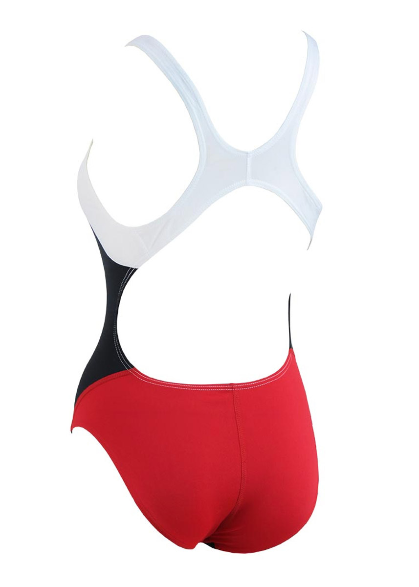 Mad Wave Girls Solution Swimsuit - Red / Black