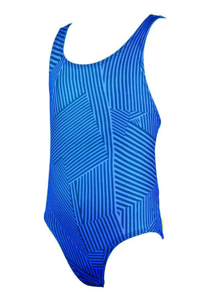 FINIS Girl's Maze Bladeback Swimsuit - Blue