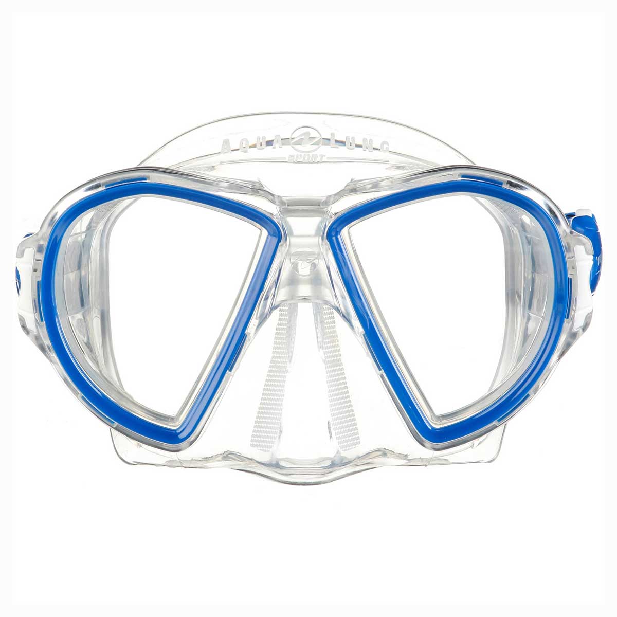 Máscara de Mergulho Aqua Lung Duetto - Azul- Branco