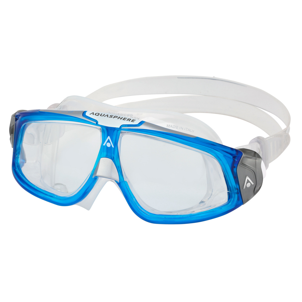 Aquasphere Seal 2.0 Clear Lens Goggles - Blue/White