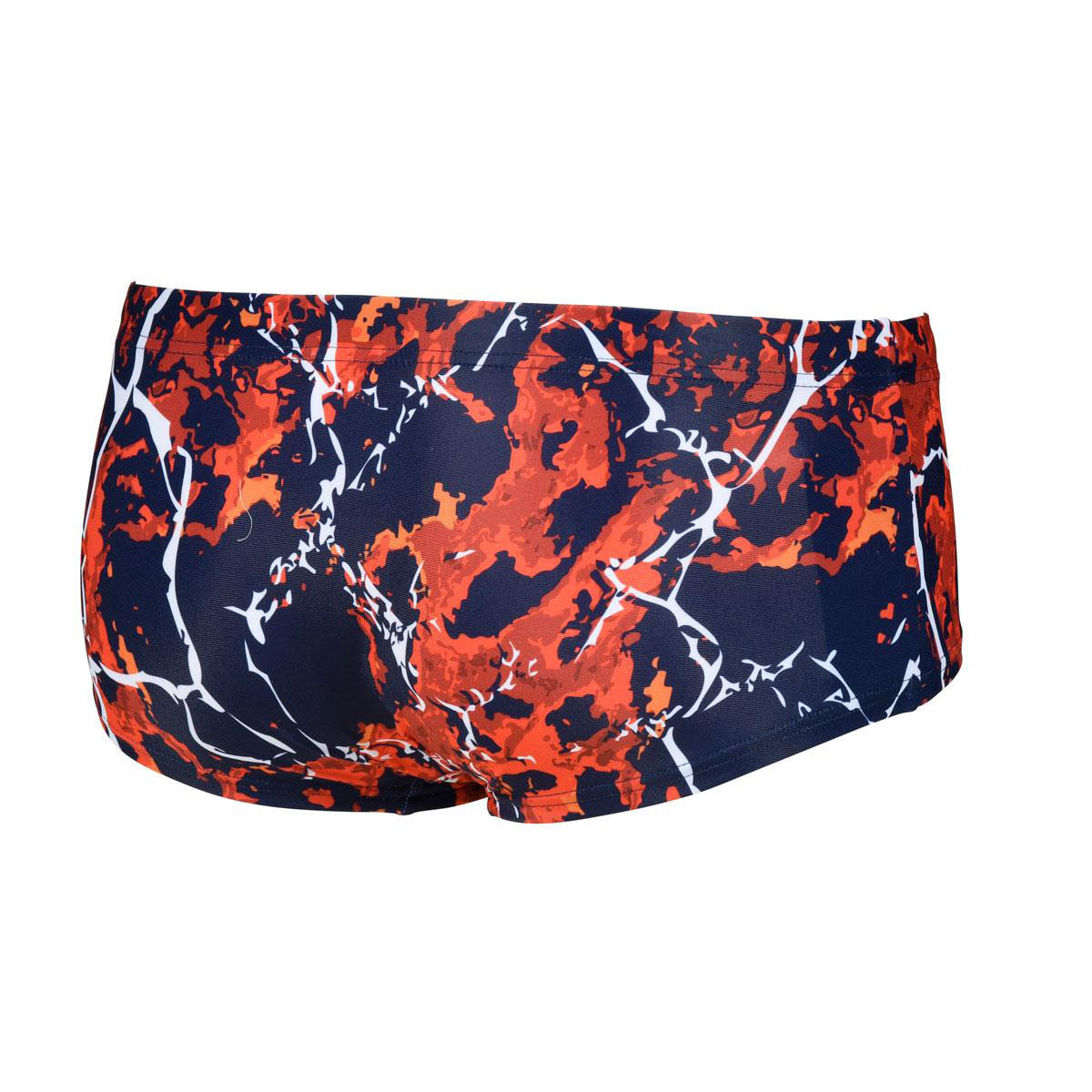 Arena Earth Texture Low Waist Short - Navy/ Red Multi