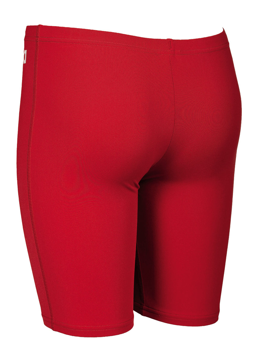 Arena Boy's Solid Jammer - Red / White