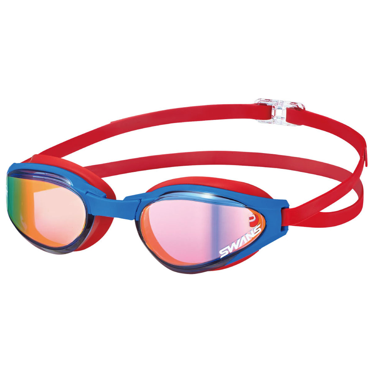 Swans SR81 Ascender MIT Mirrored Goggles - Blue / Red