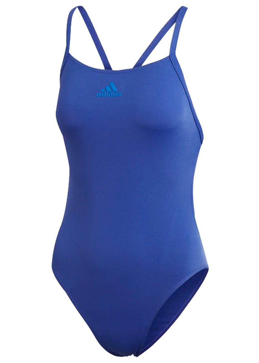 Adidas Girl's Pro Light Solid Swimsuit - Blue