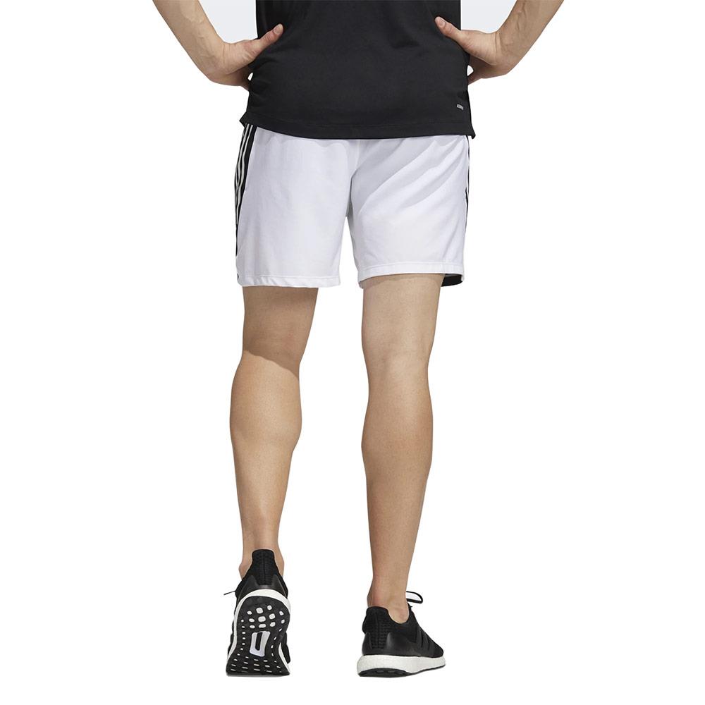 Adidas - Short à 3 bandes Aeroready pour homme - Blanc
