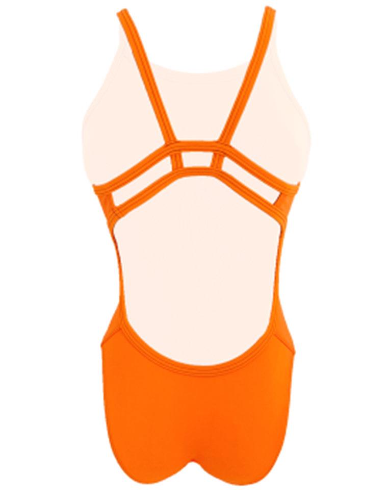 터보 여성용 크라켄 수영복 - 오렌지