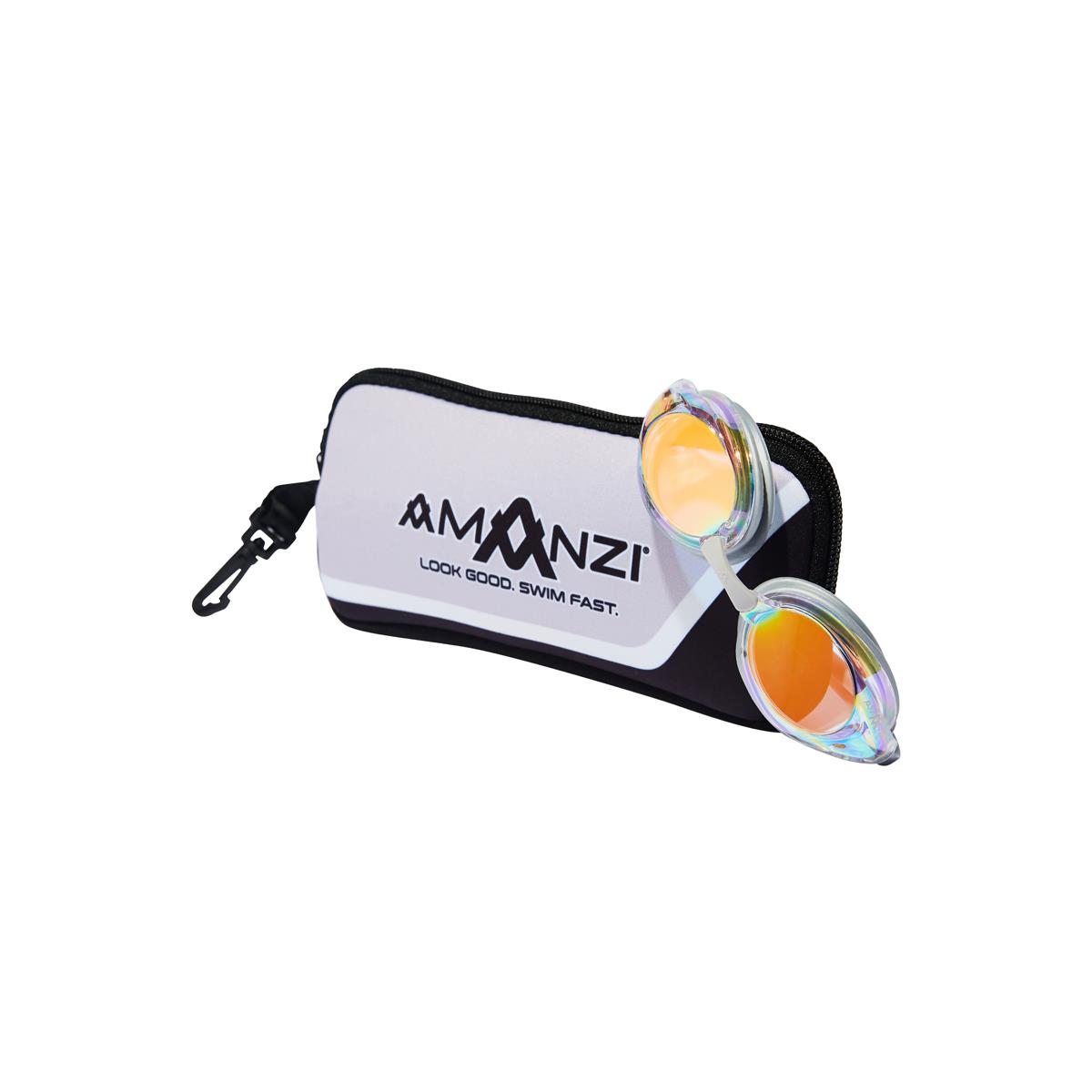 Amanzi Axion Pearl Mirror Goggles - Silver