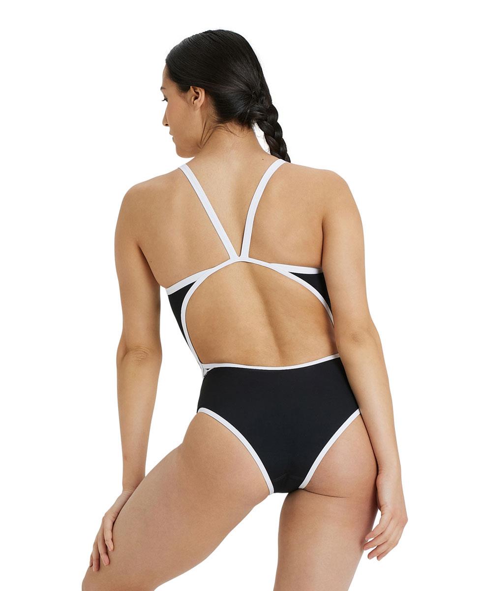 Arena Icons Superfly Back Swimsuit - Black/ White