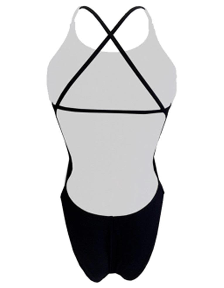 터보 여성용 브라질 수영복 - 블랙