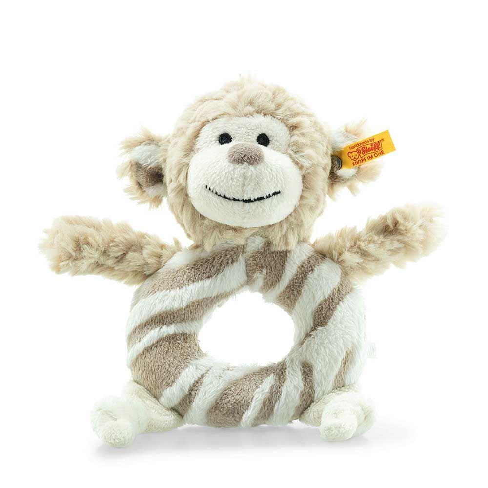 Steiff Soft Cuddly Friends Bingo monkey Grip Toy - 060366