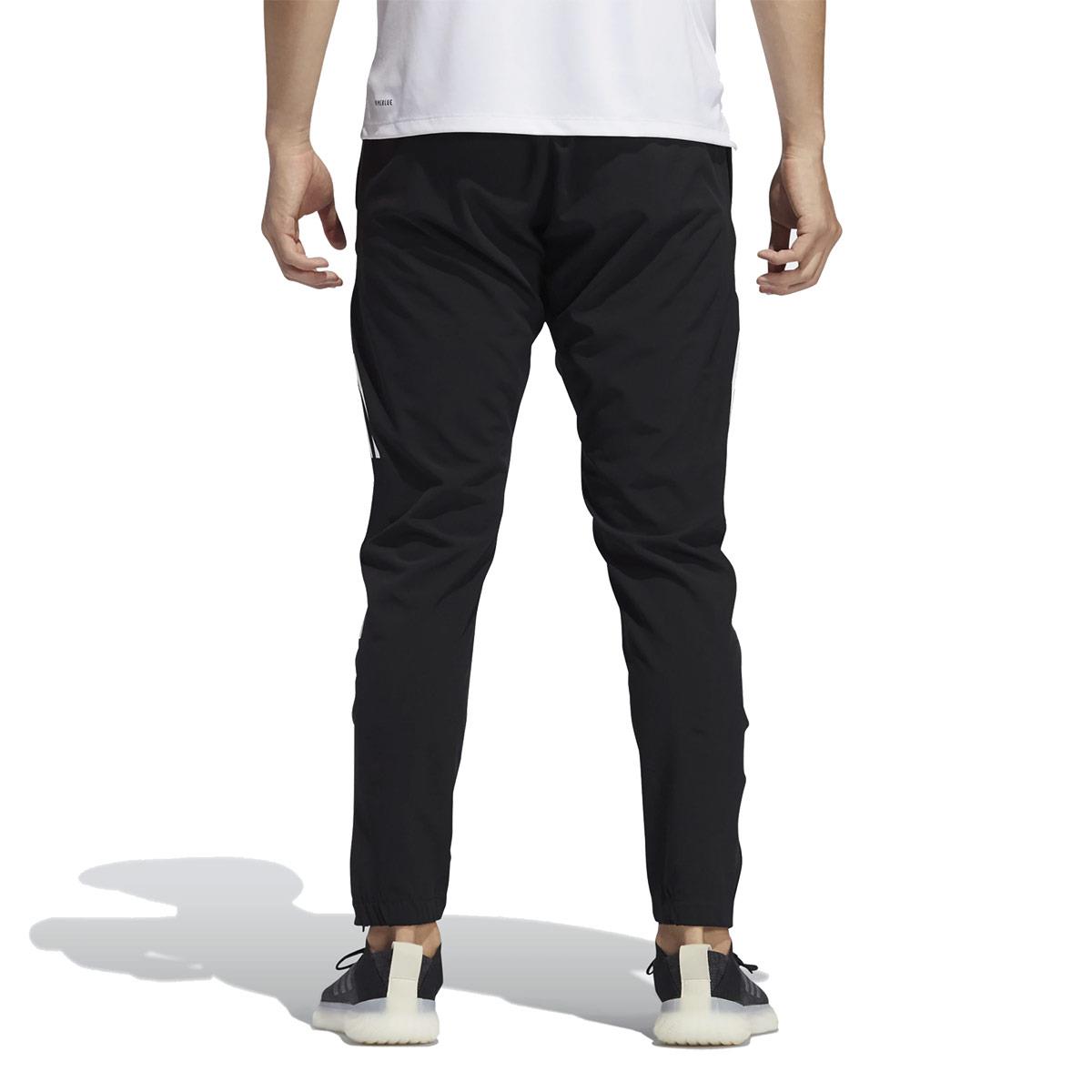 Adidas - Pantalon de jogging coupe-vent à 3 bandes pour homme - Noir