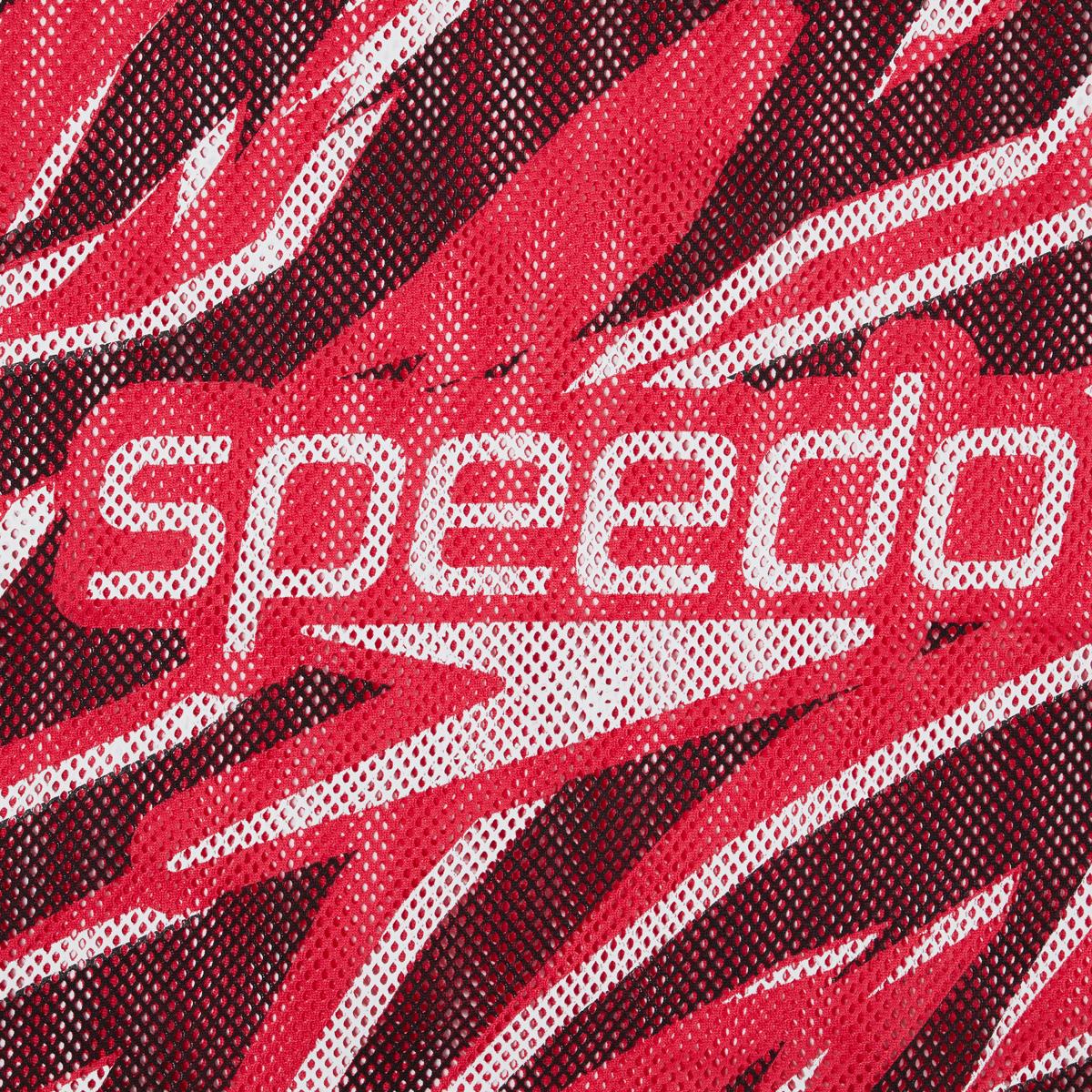 Speedo Printed Mesh Bag XU - Siren Red/ Black/ White