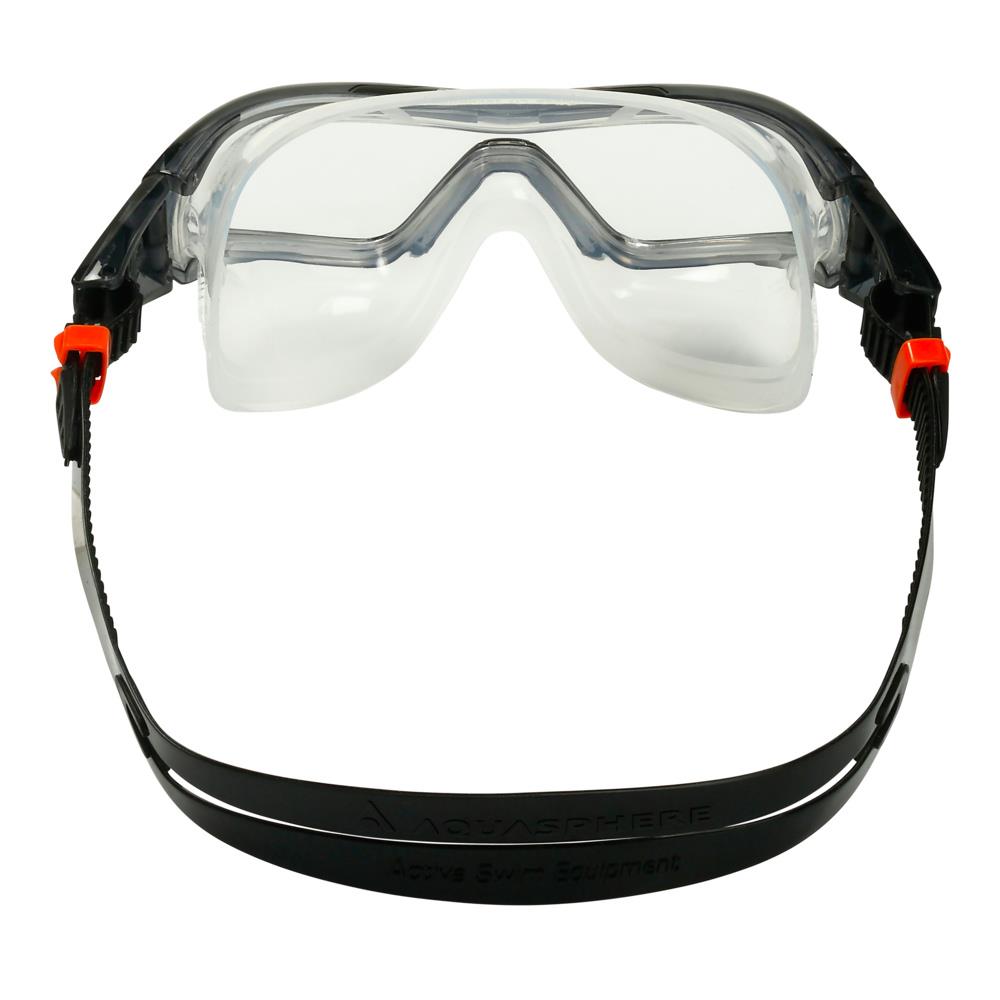 Aquasphere Vista Pro Clear Lens Goggles - Dark Grey