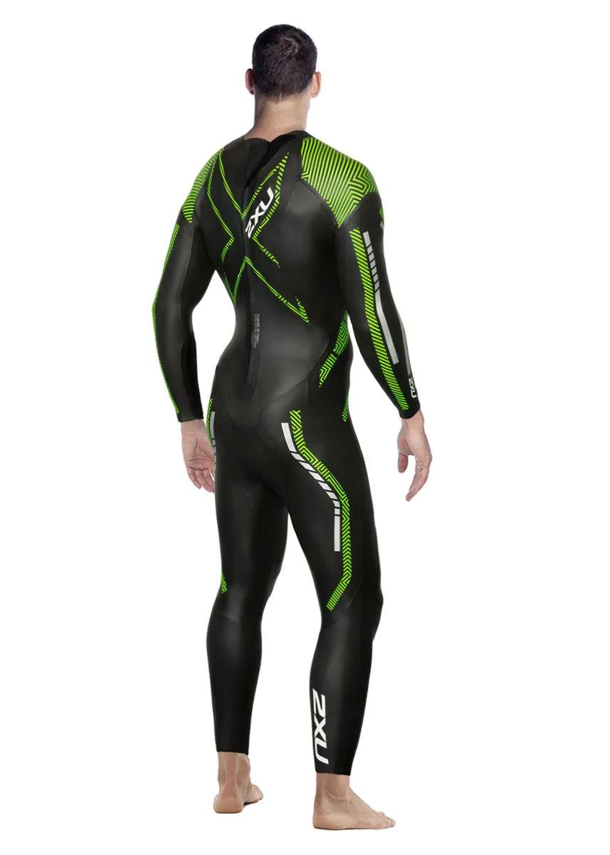 2XU Mens Propel Pro B-Grade Wetsuit - Noir / Neon Green