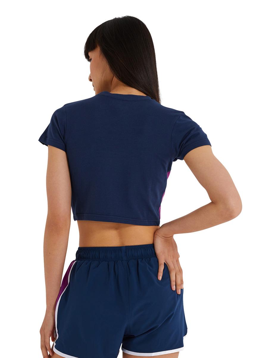 Ellesse Women's Mathia Crop T-Shirt - Navy