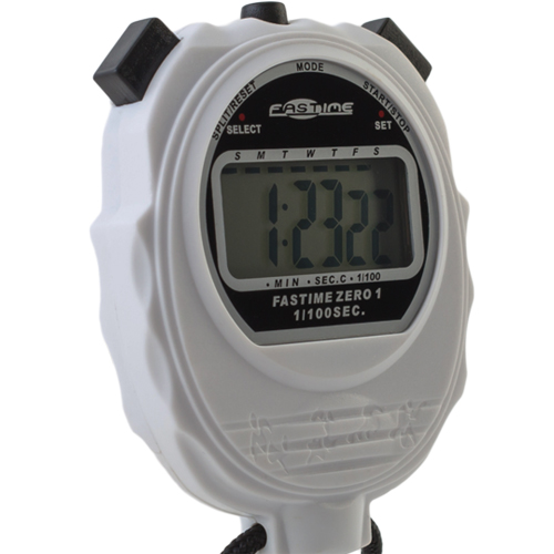 Fastime 01 - White Stop Watch - Front