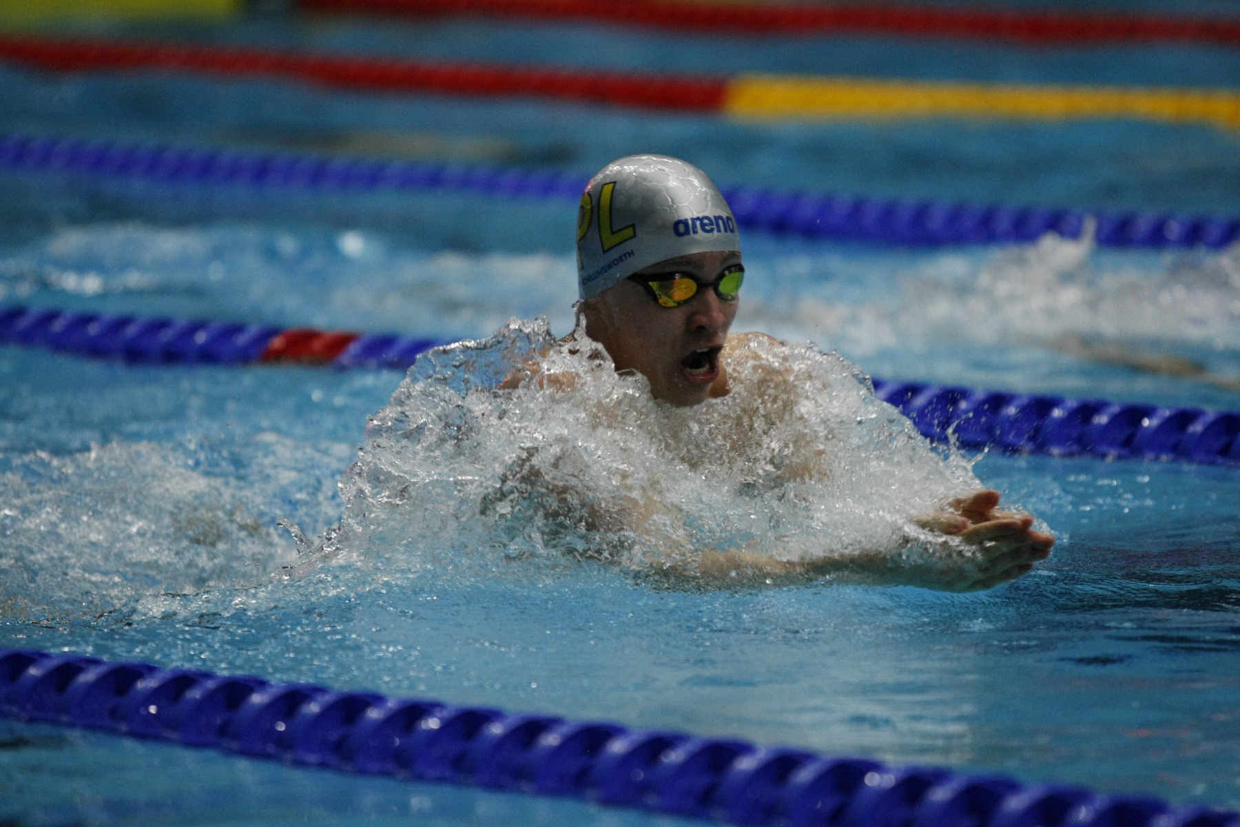 Adam Chillingworth during a race